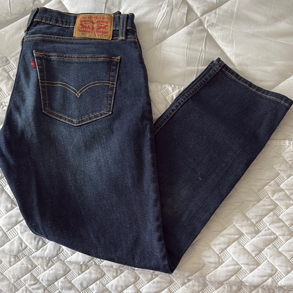 đź’™Levi's 511 Blue Straight Jeans Classic Style - Picture 3 of 4